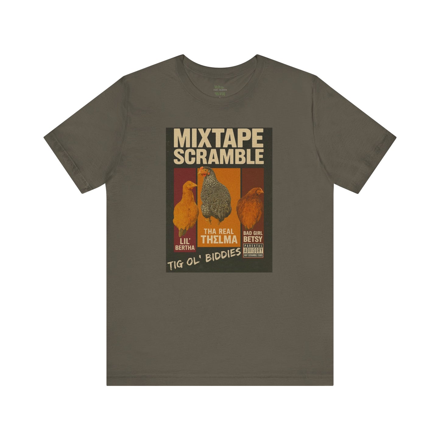 Mixtape Scramble Retro Bootleg Chicken Tee
