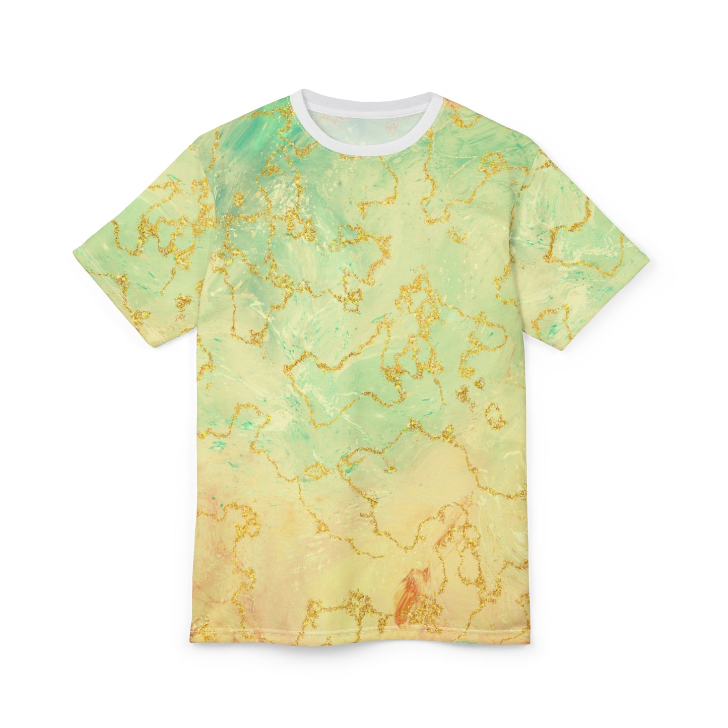Mossy Marbled Peach Unisex T-shirt