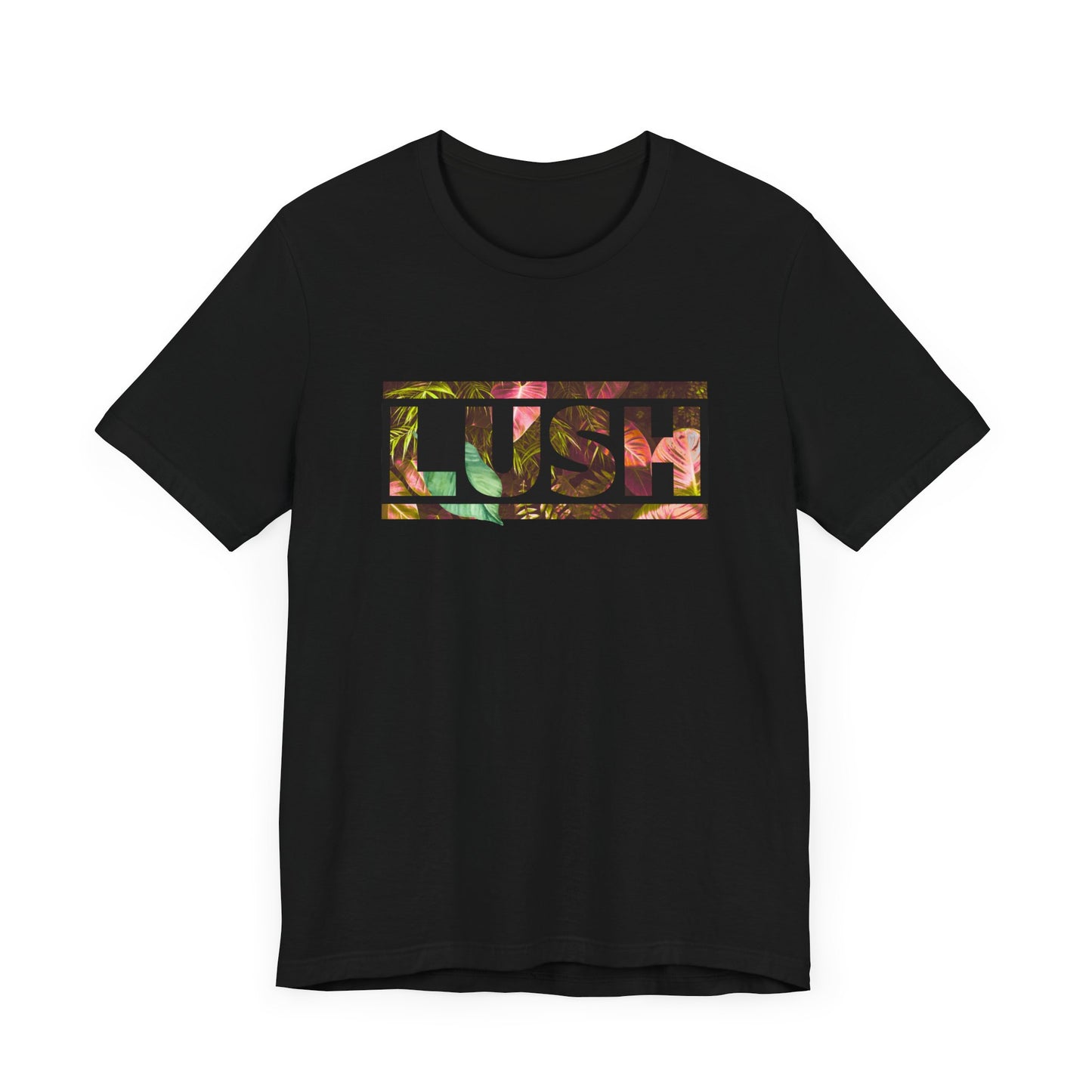 Lush Bold Botanicals Graphic Tee, Summer Shirt, Gift for Nature Lovers, Eco-Friendly Style, Casual Wear, Comfortable Fashion