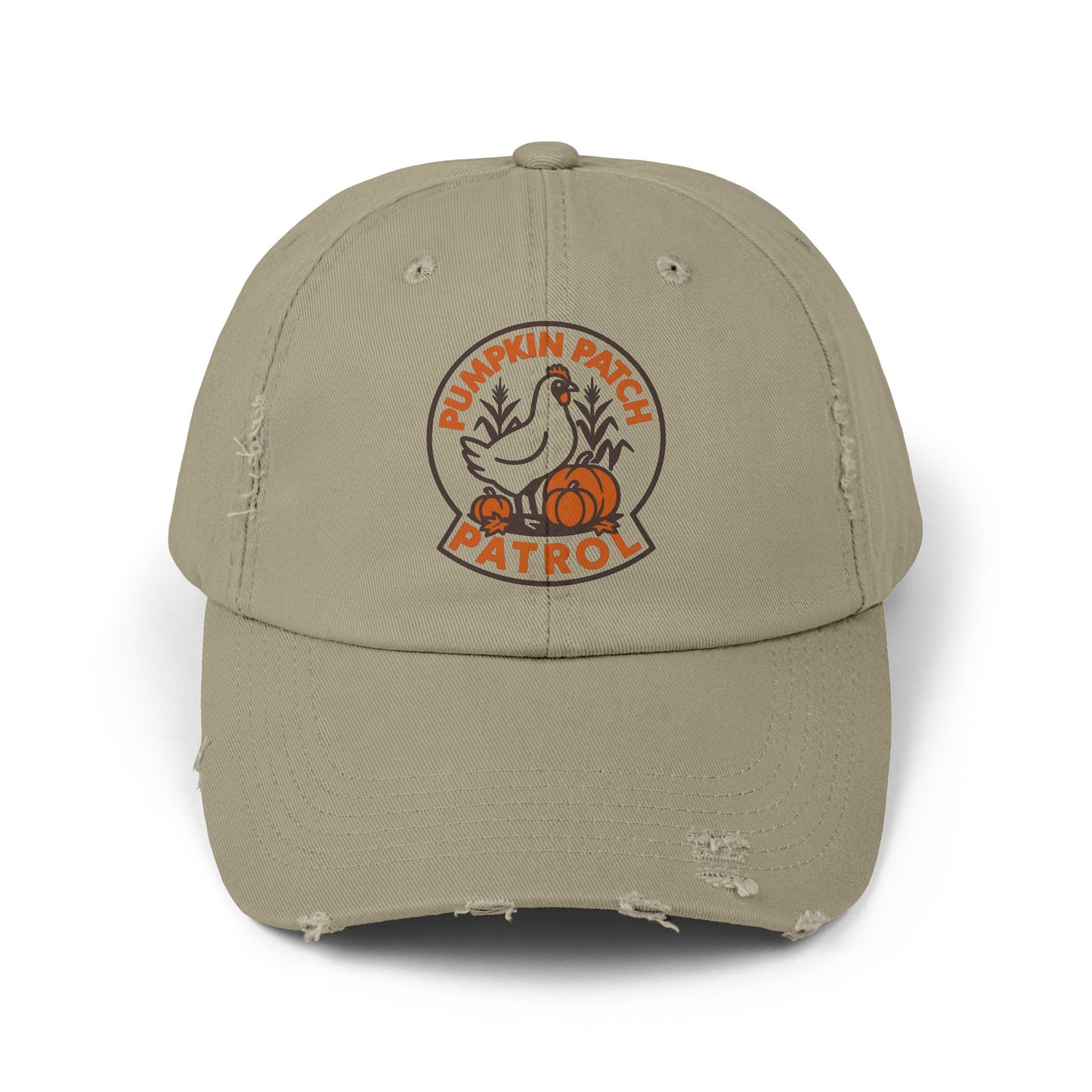 Pumpkin Patch Patrol Distressed Cap