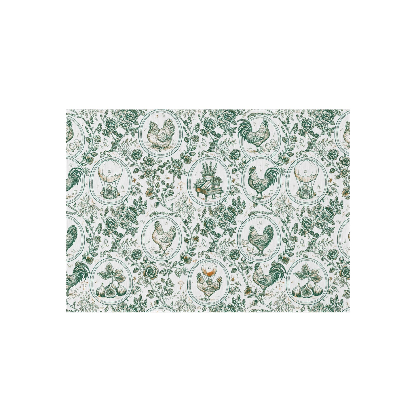 Botanical Coop Toile Outdoor Rug