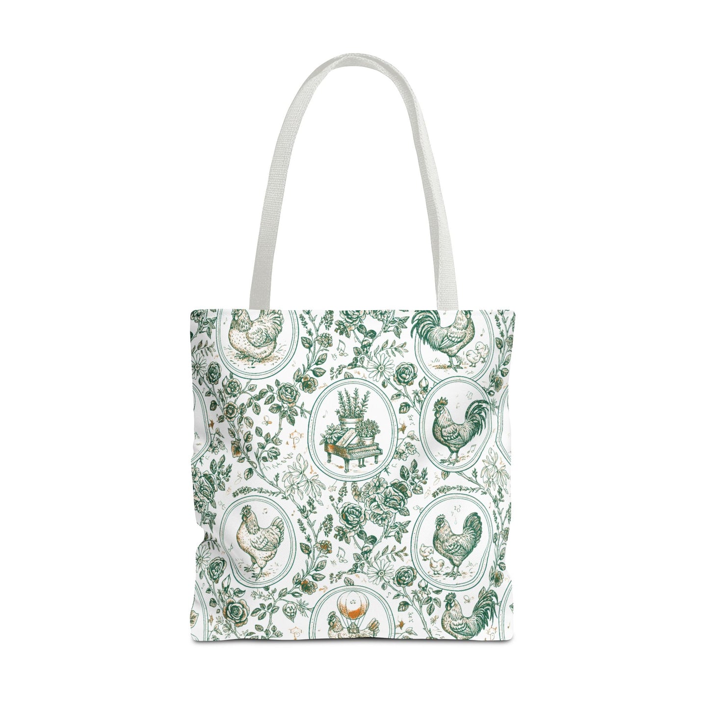Botanical Coop Toile Tote Bag
