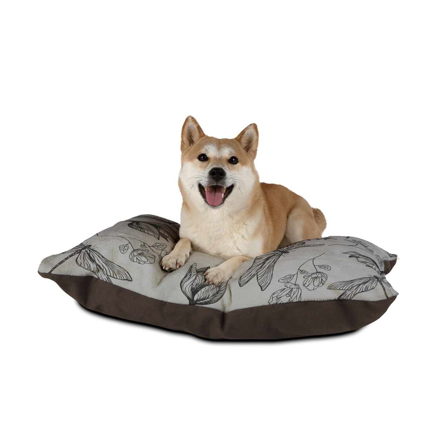 Dragonfly Floral Pet Bed