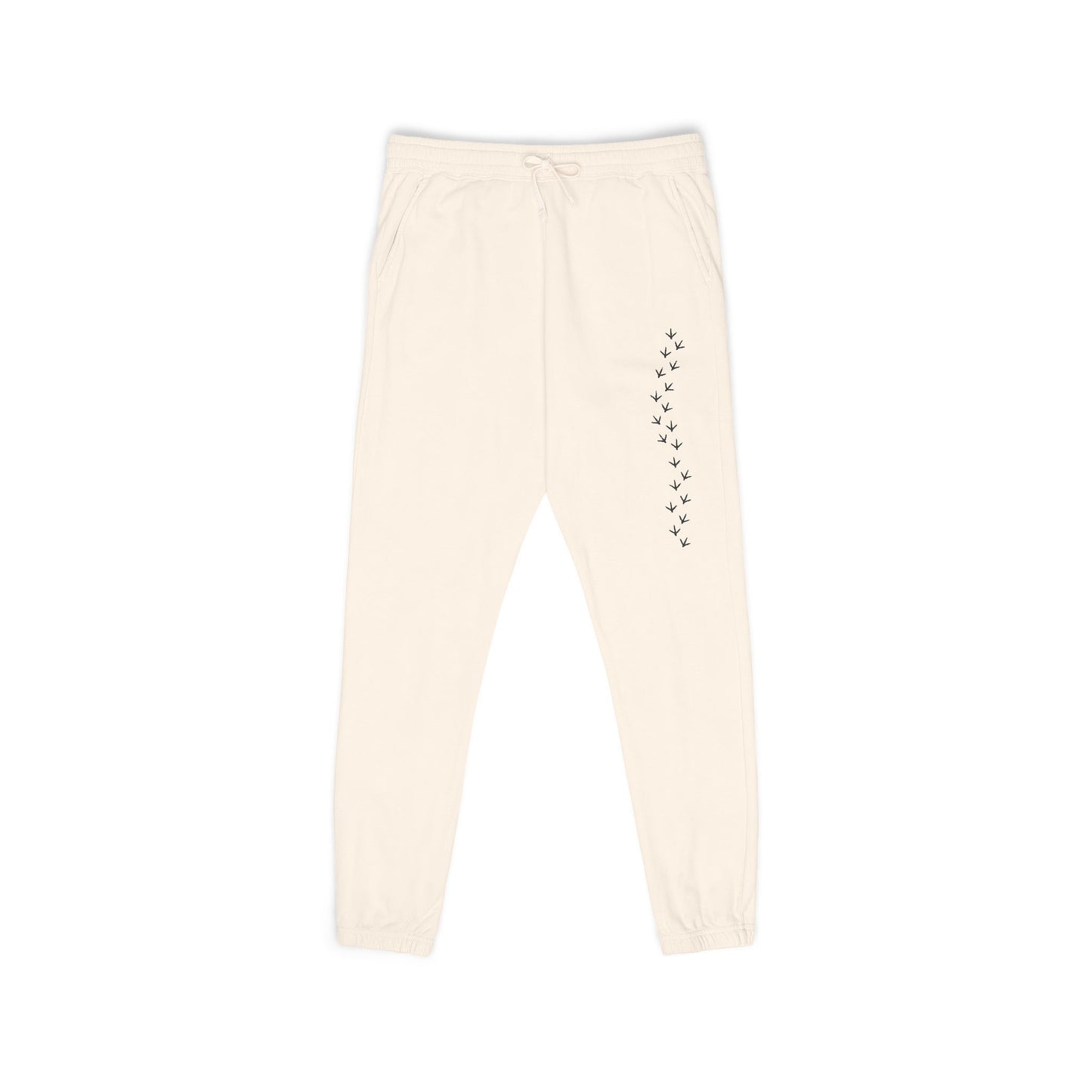 Chicken Footprint Fleece Sweatpants