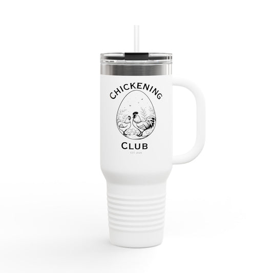Chickening Club Insulated Travel Mug, 40oz