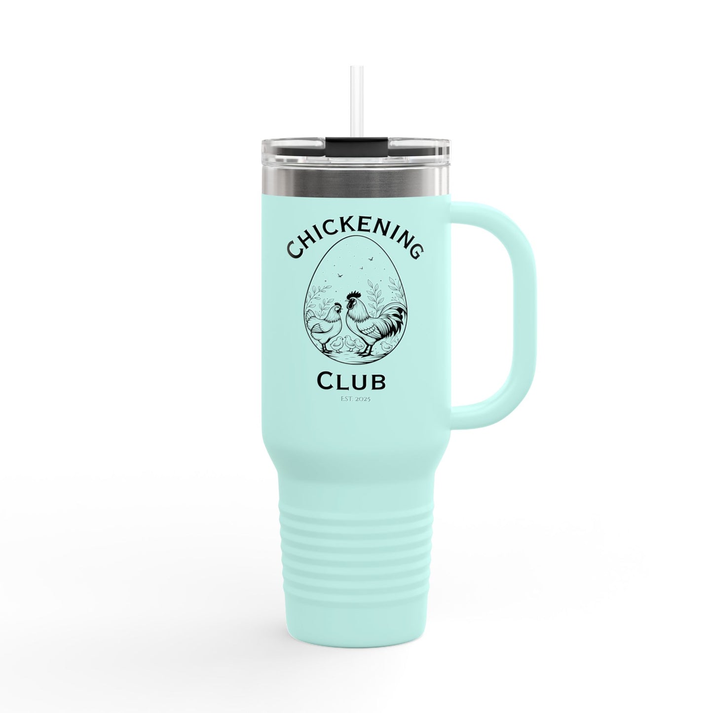 Chickening Club Insulated Travel Mug, 40oz