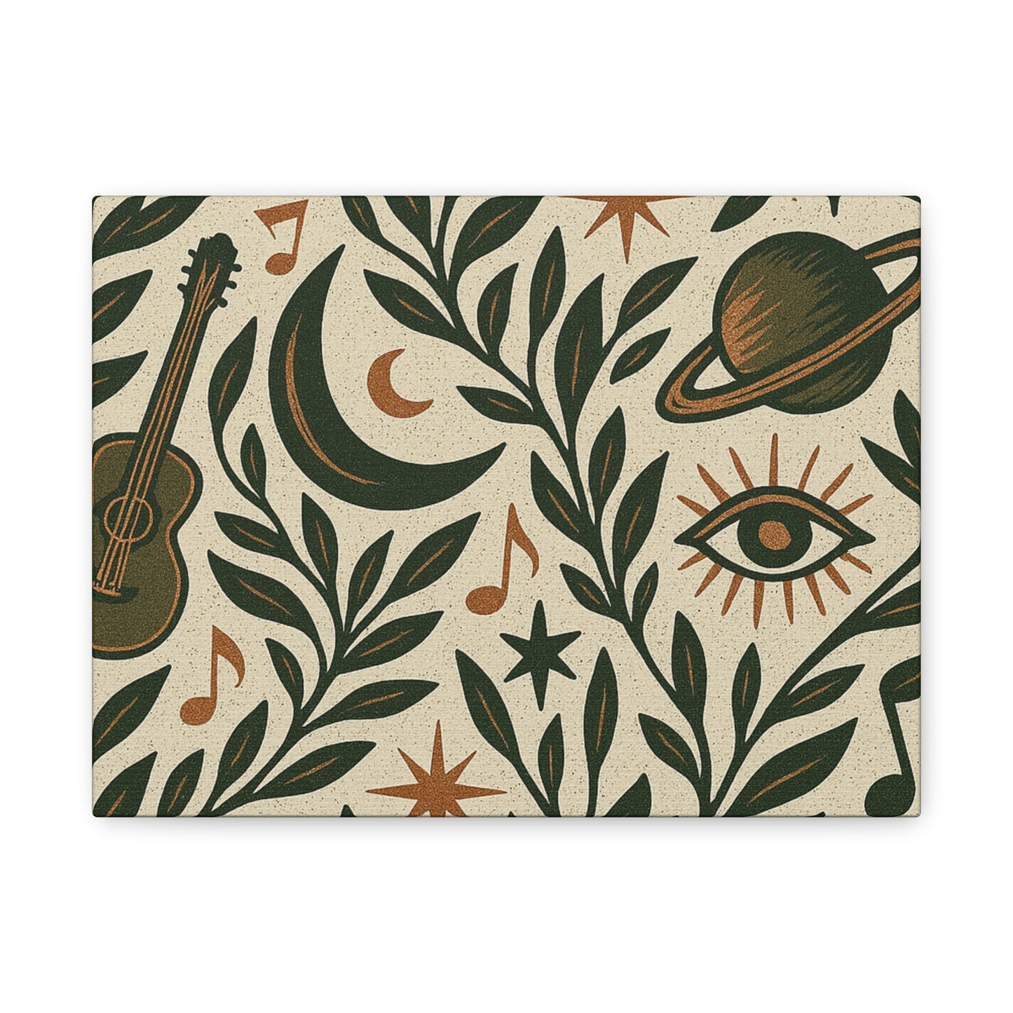 Celestial Soundscape Matte Canvas Wall Art for the Wild-Hearted