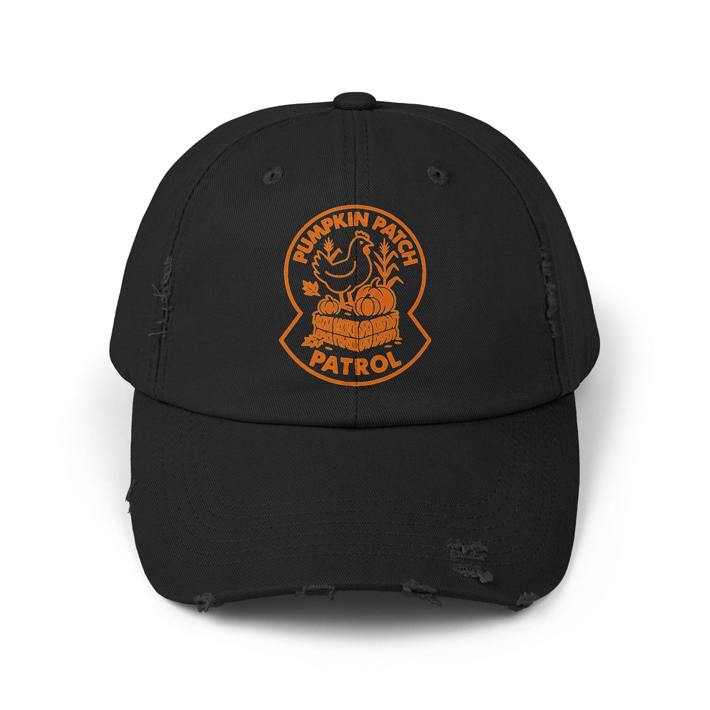 Pumpkin Patch Patrol Distressed Cap