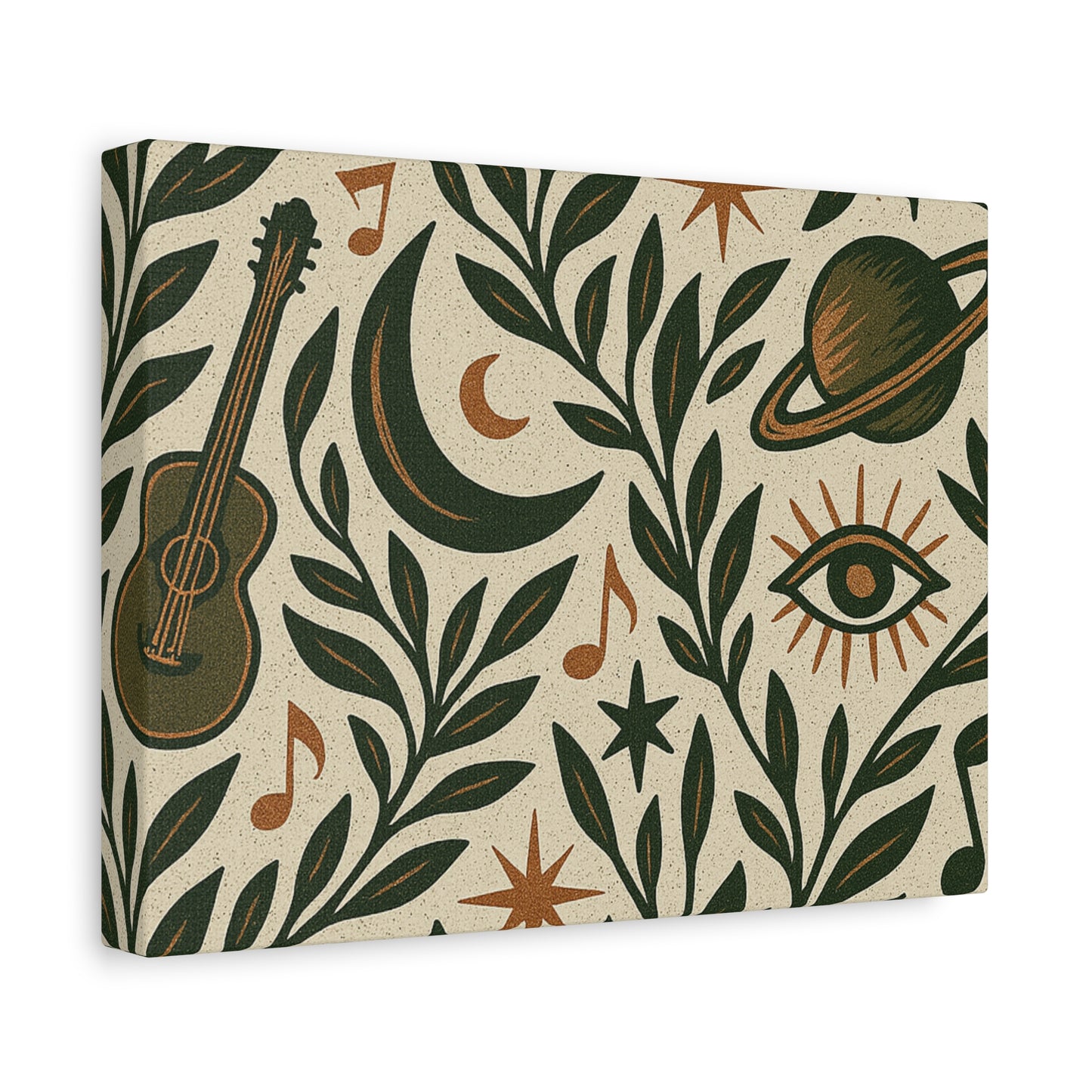 Celestial Soundscape Matte Canvas Wall Art for the Wild-Hearted