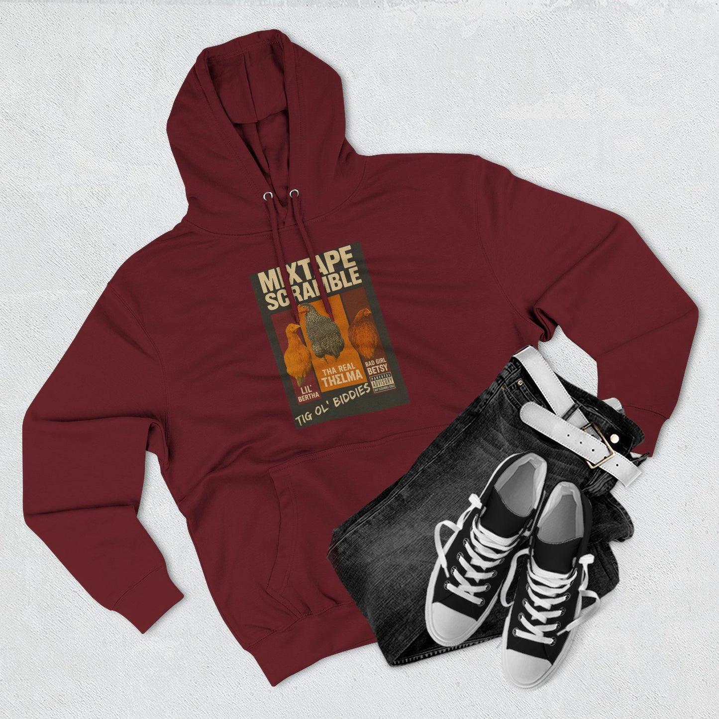 Bootleg Mixtape Scramble Fleece Hoodie