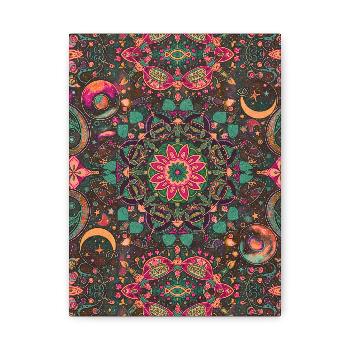 Mandala Magic Vibrant Bohemian Canvas Wall Art