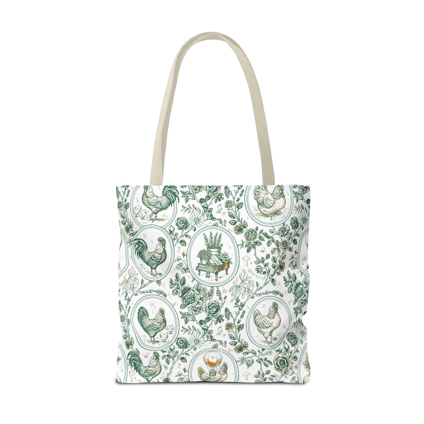 Botanical Coop Toile Tote Bag