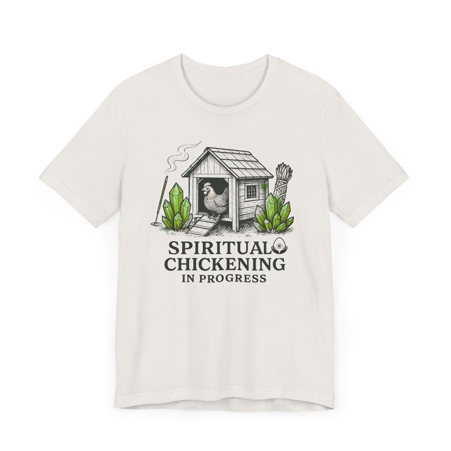 Spiritual Chickening In Progress Tee: Your Zen Awaits