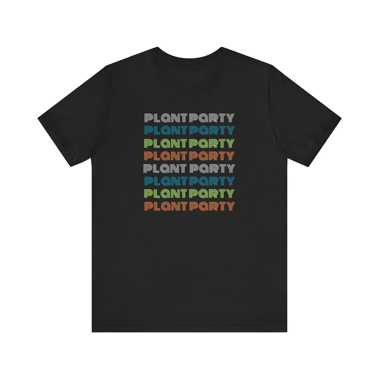 Get Your Grow On: Plant Party Retro Unisex Short Sleeve Tee