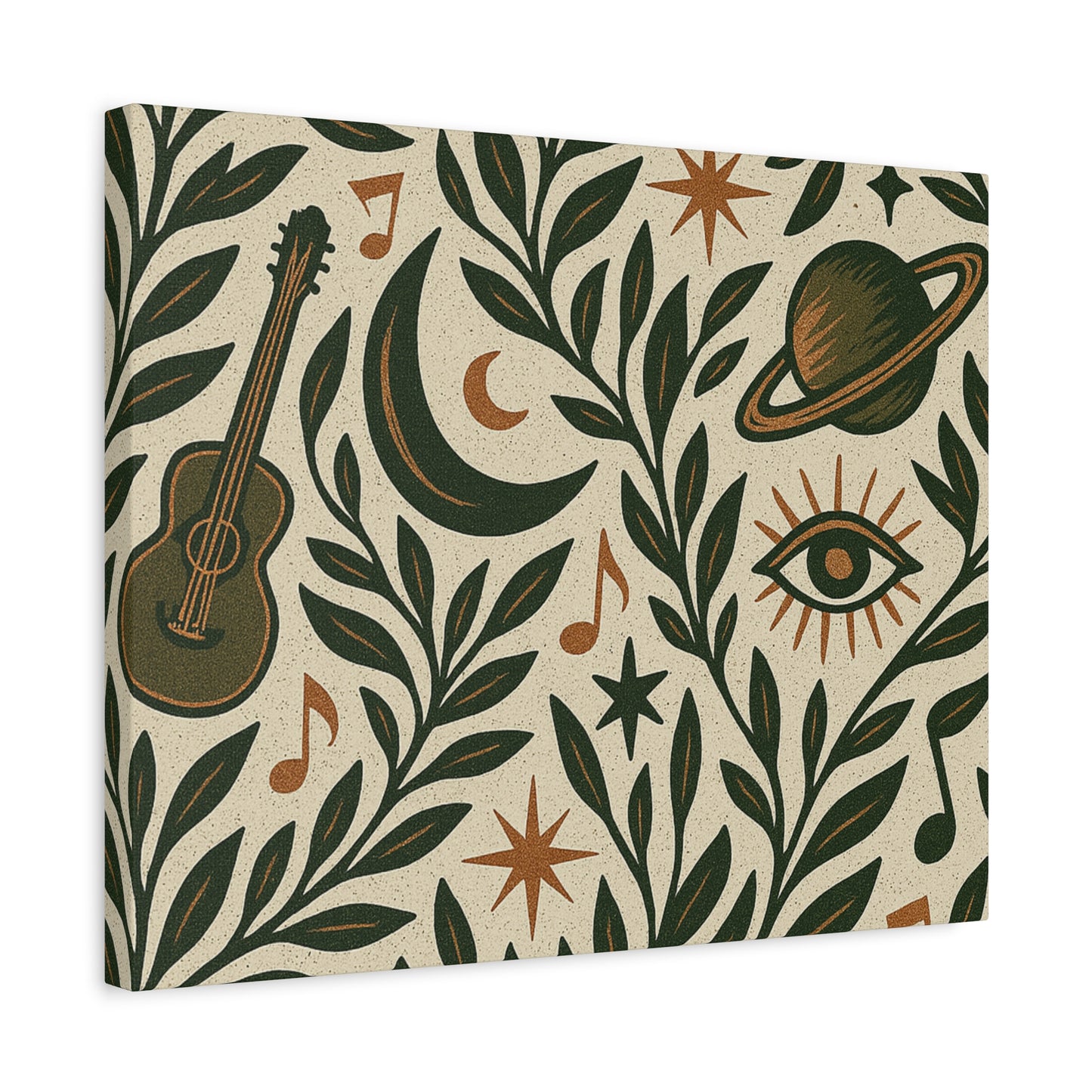 Celestial Soundscape Matte Canvas Wall Art for the Wild-Hearted