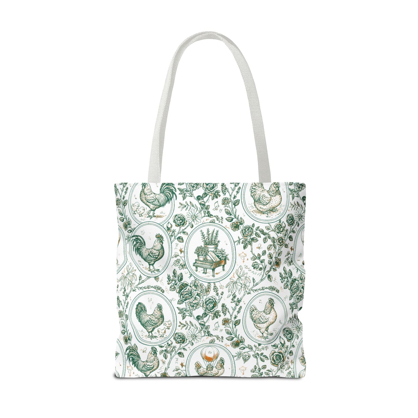Botanical Coop Toile Tote Bag
