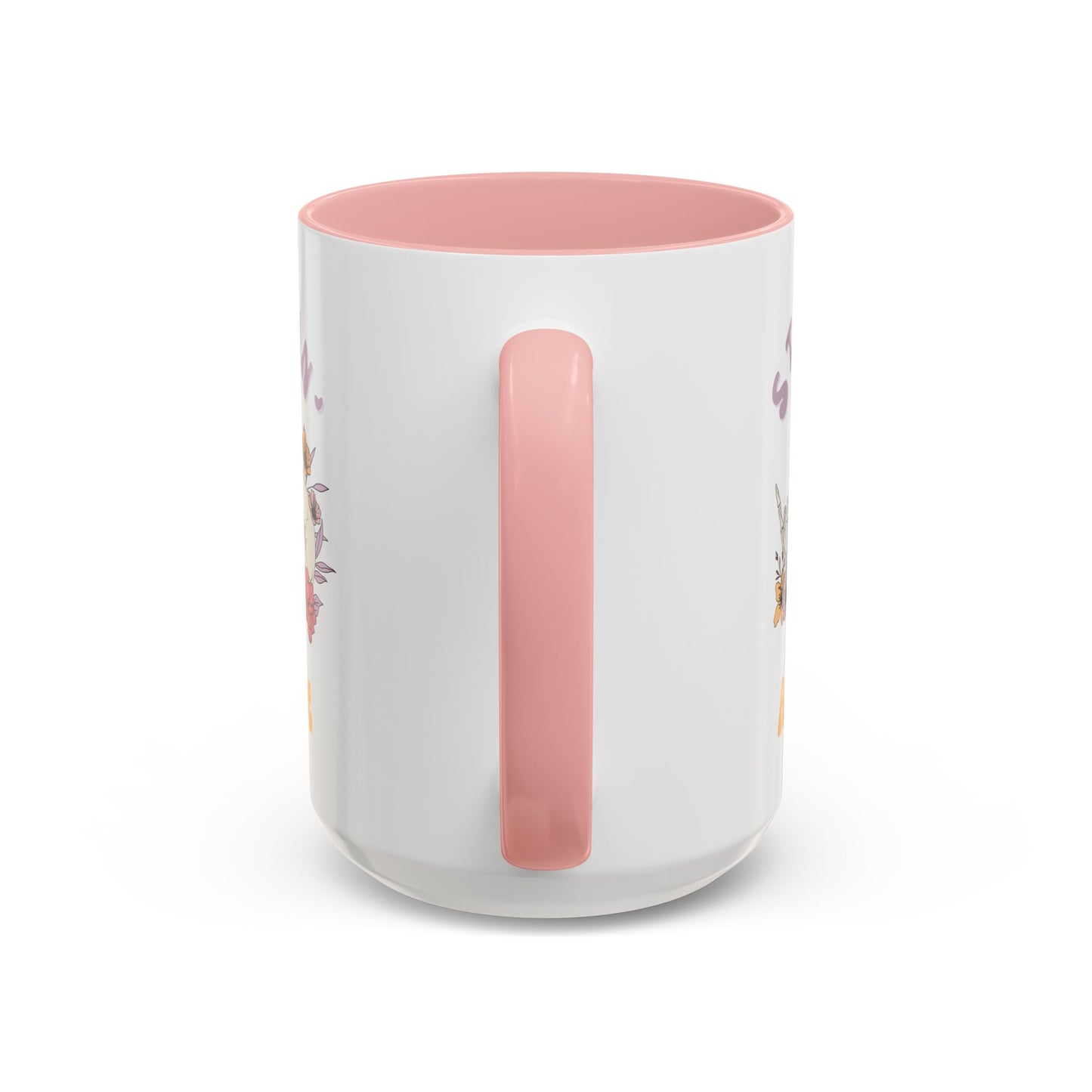 Stayin' Alive Accent Coffee Mug (11, 15oz)