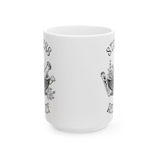 Stress Relief Ceramic Mug, (11oz, 15oz)