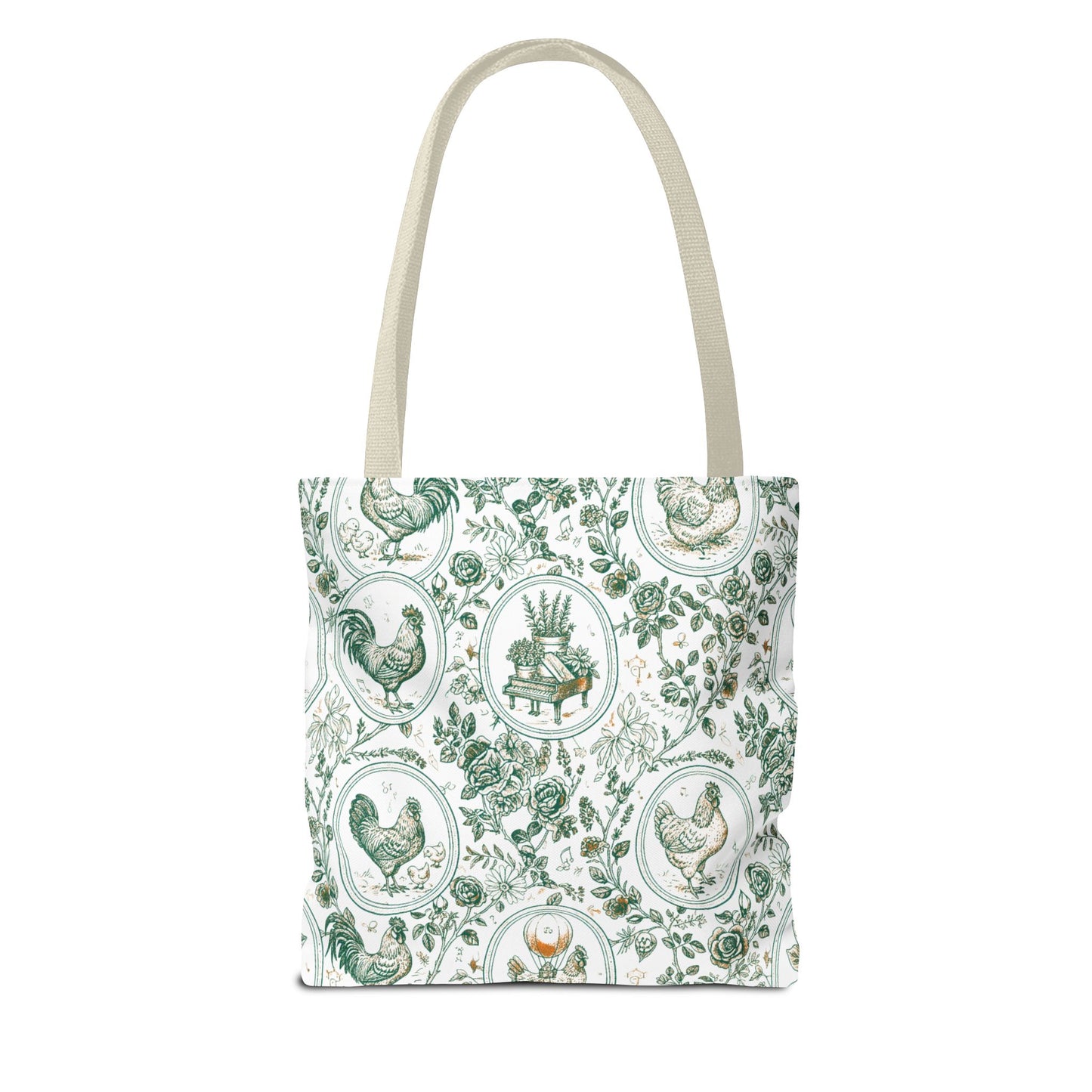 Botanical Coop Toile Tote Bag