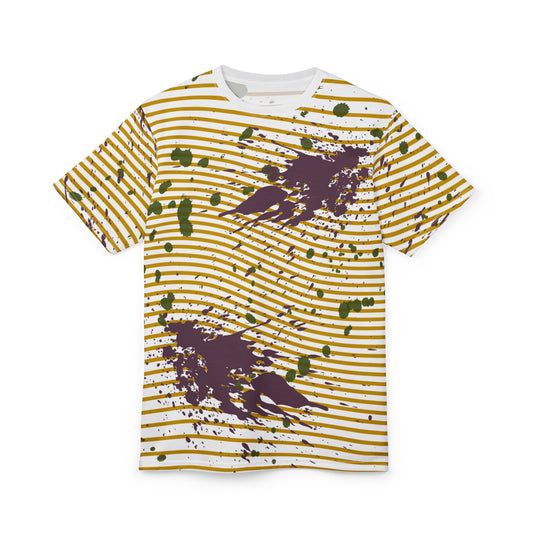 Spring Striped Splatter Unisex T-shirt