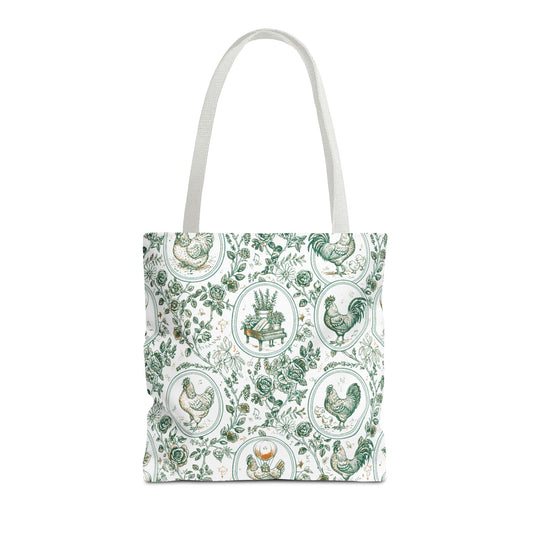 Botanical Coop Toile Tote Bag