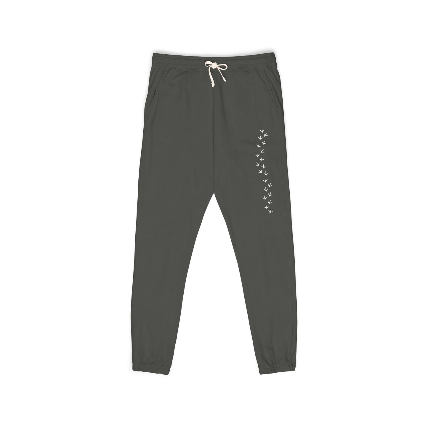 Chicken Footprint Fleece Sweatpants