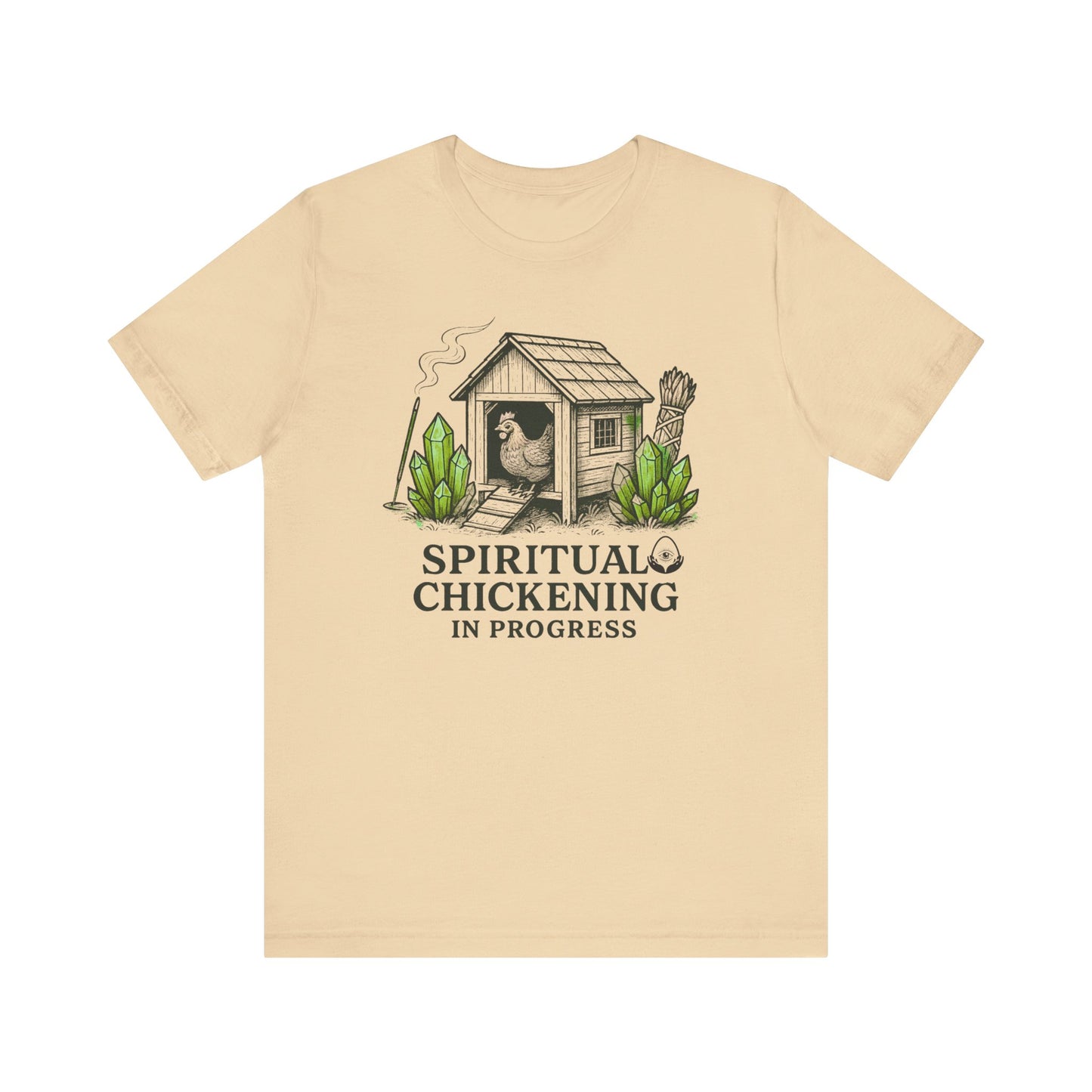 Spiritual Chickening In Progress Tee: Your Zen Awaits