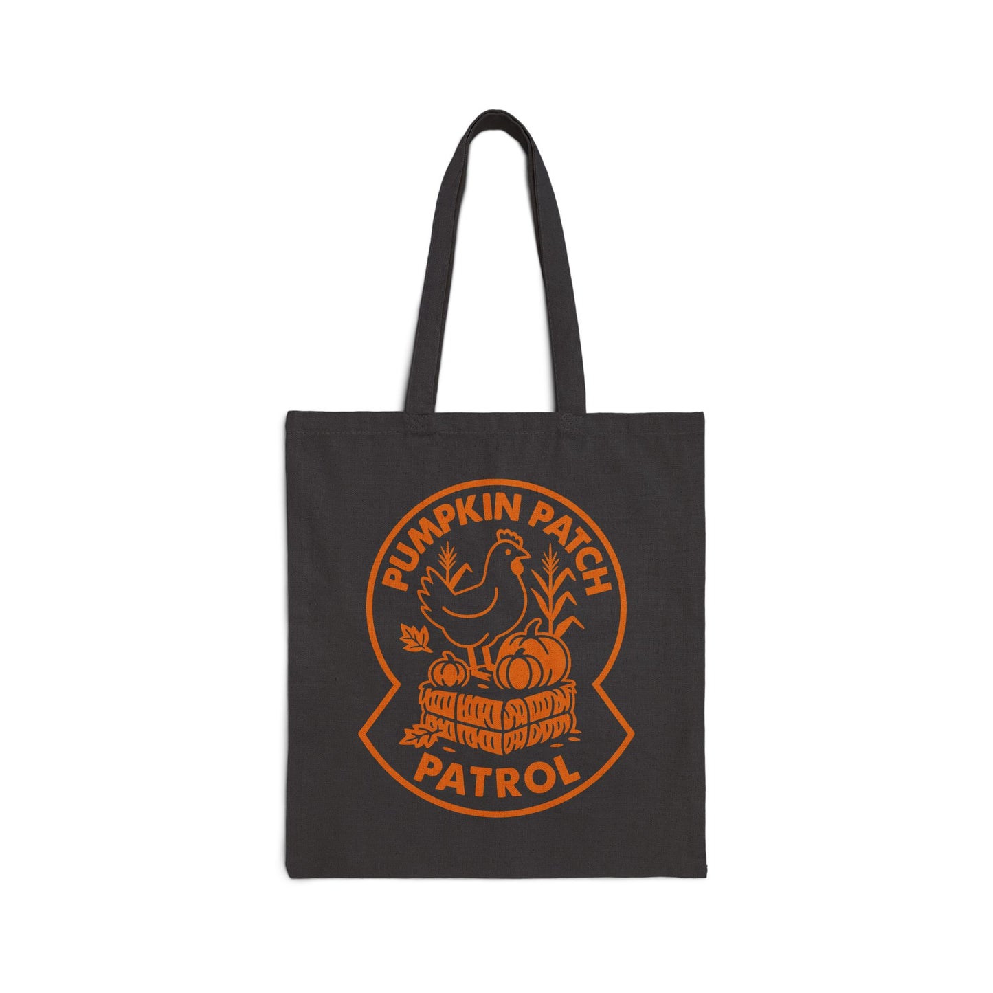 Pumpkin Patch Patrol Cotton Canvas Tote Bag