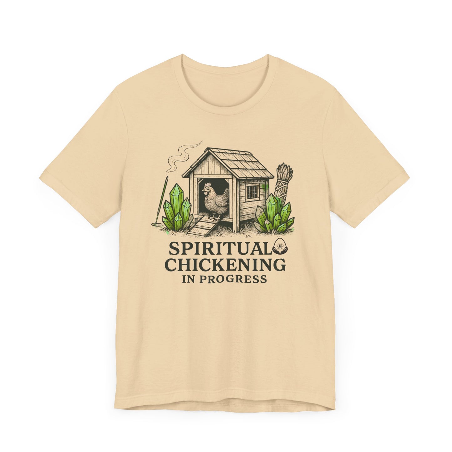 Spiritual Chickening In Progress Tee: Your Zen Awaits
