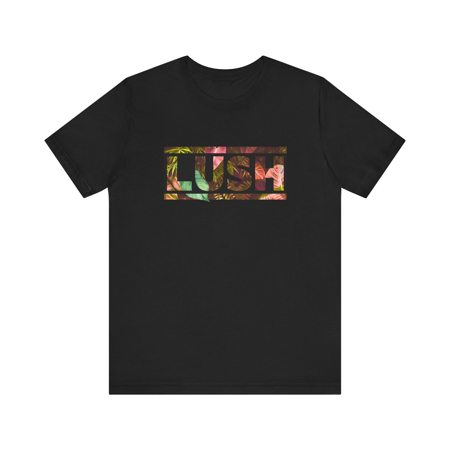 Lush Bold Botanicals Graphic Tee, Summer Shirt, Gift for Nature Lovers, Eco-Friendly Style, Casual Wear, Comfortable Fashion