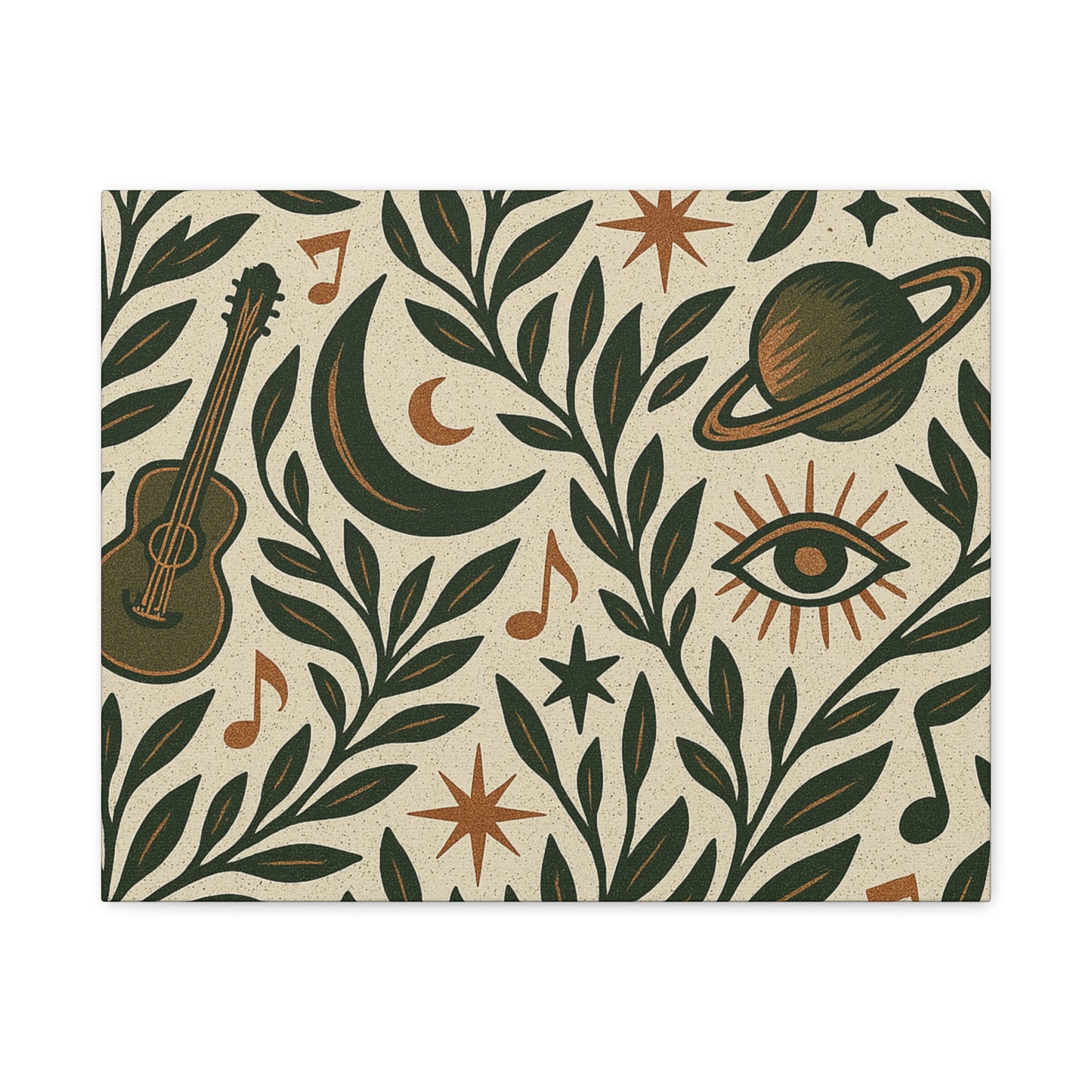 Celestial Soundscape Matte Canvas Wall Art for the Wild-Hearted