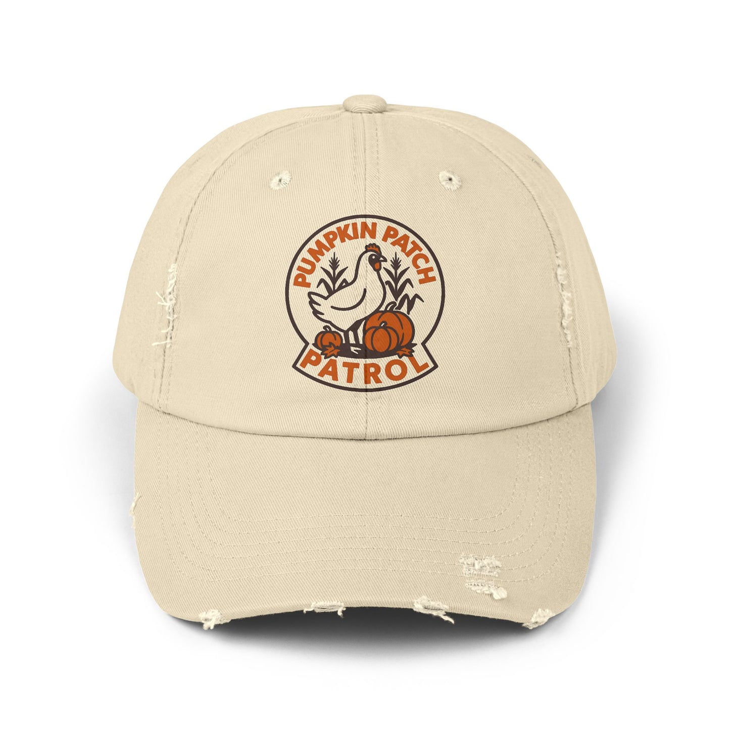 Pumpkin Patch Patrol Distressed Cap