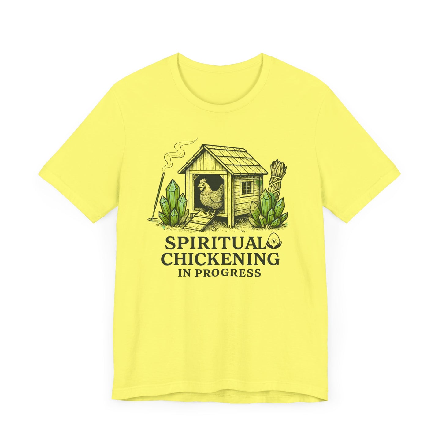 Spiritual Chickening In Progress Tee: Your Zen Awaits