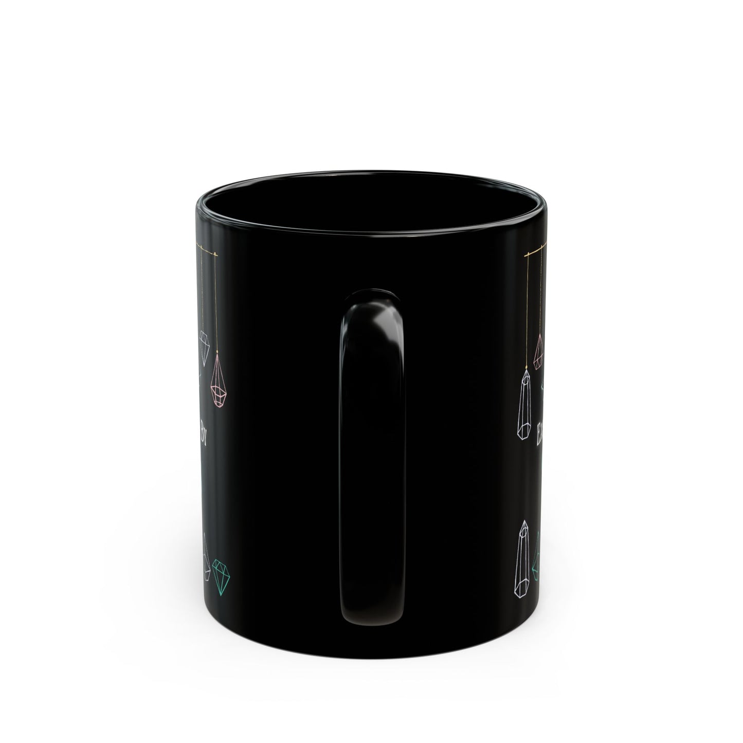 Easily Distracted by Crystals Black Mug (11oz, 15oz)