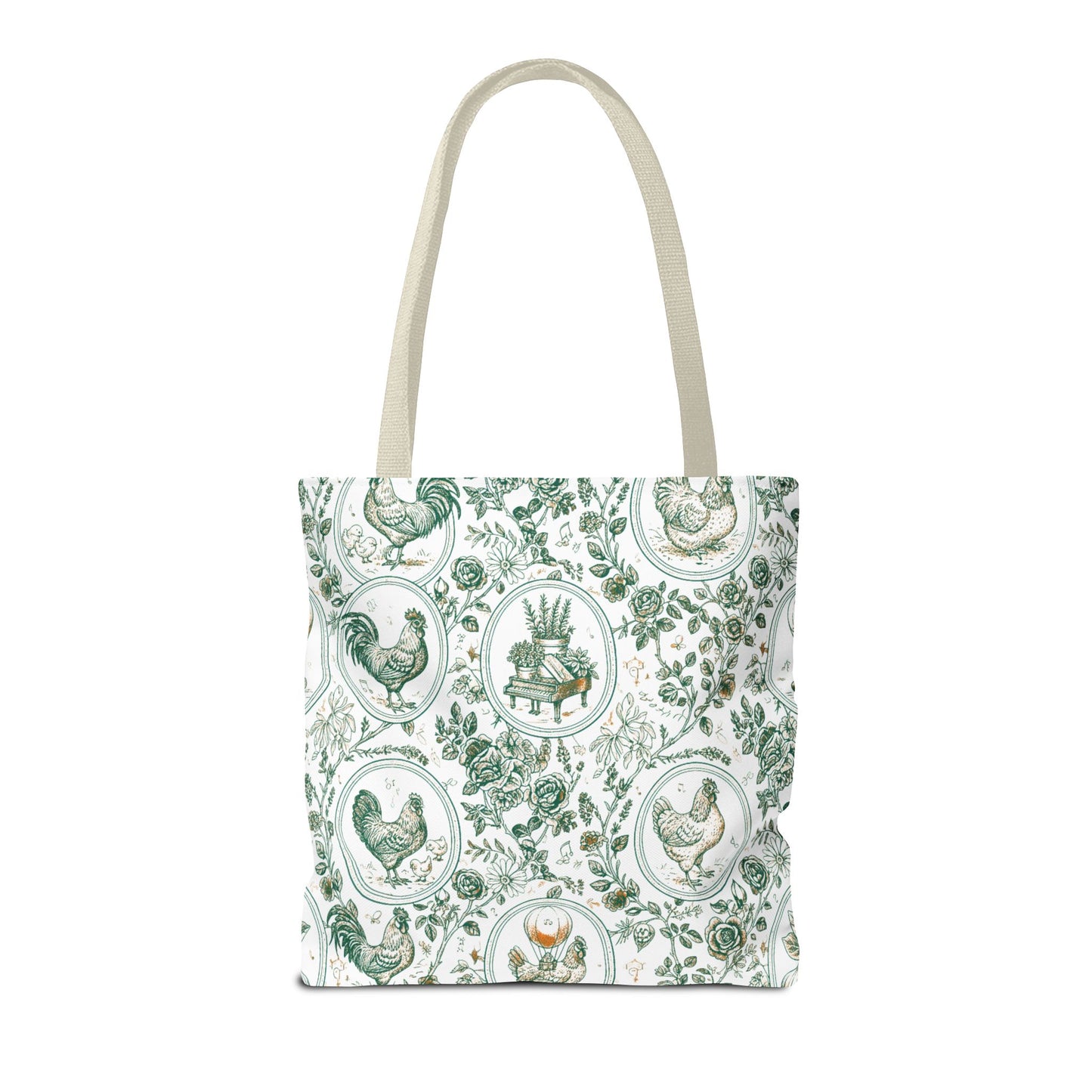 Botanical Coop Toile Tote Bag