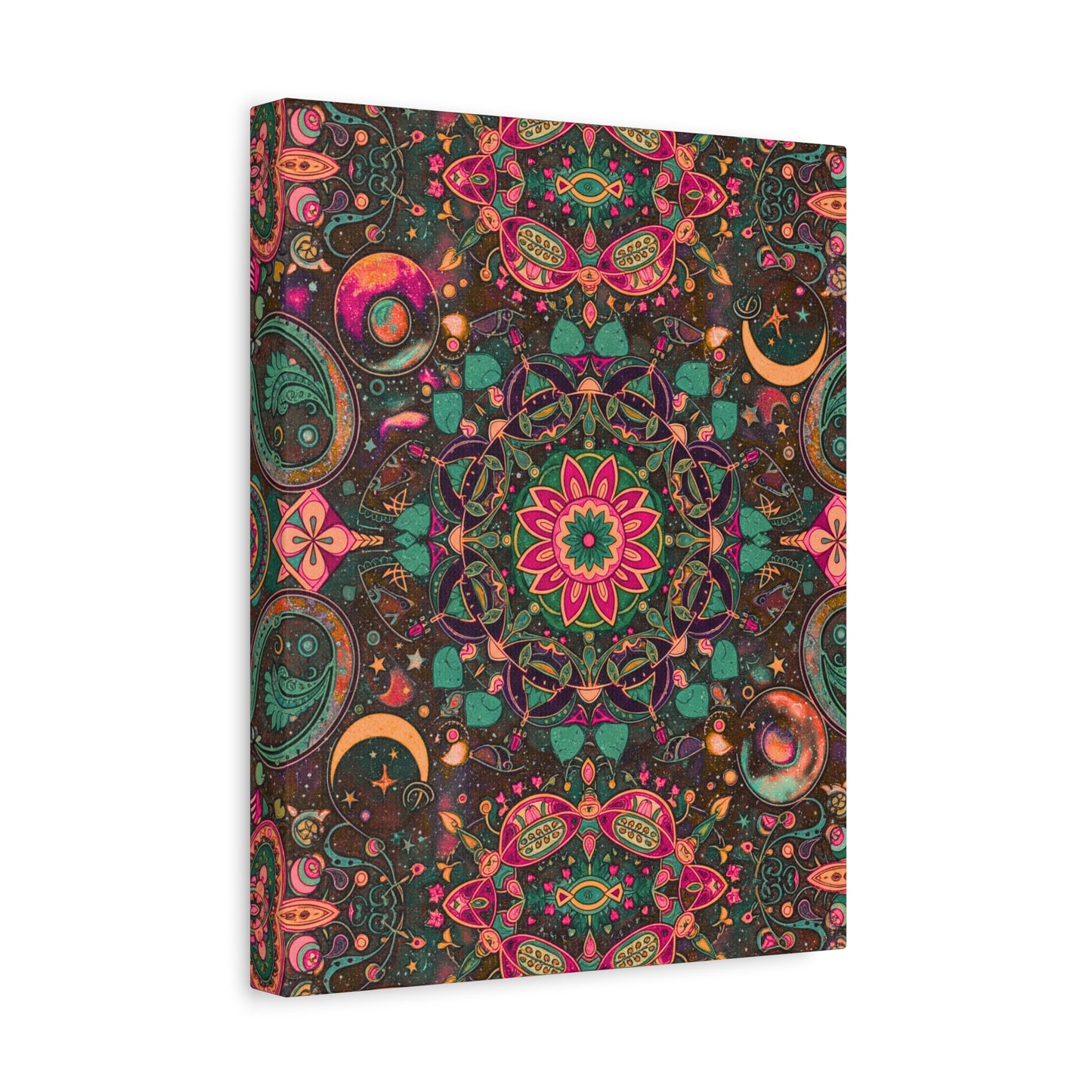 Mandala Magic Vibrant Bohemian Canvas Wall Art