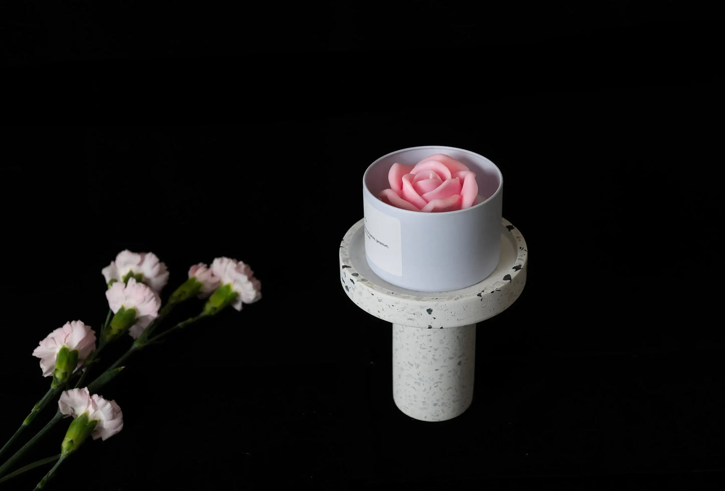 Flower in a Jar Scented Candle – Handcrafted Soy Wax