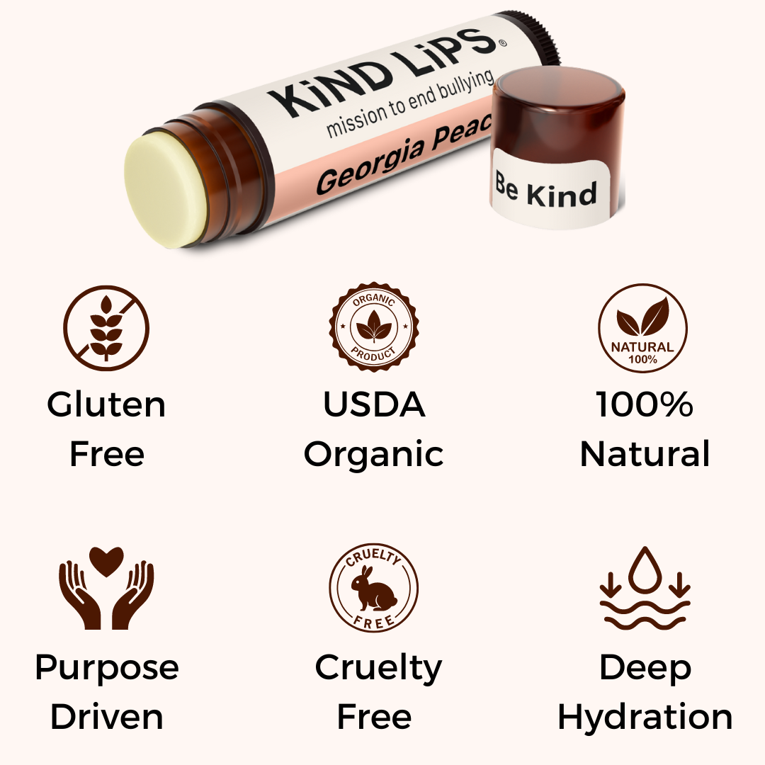 Kind Lips: Georgia Peach Organic Lip Balm