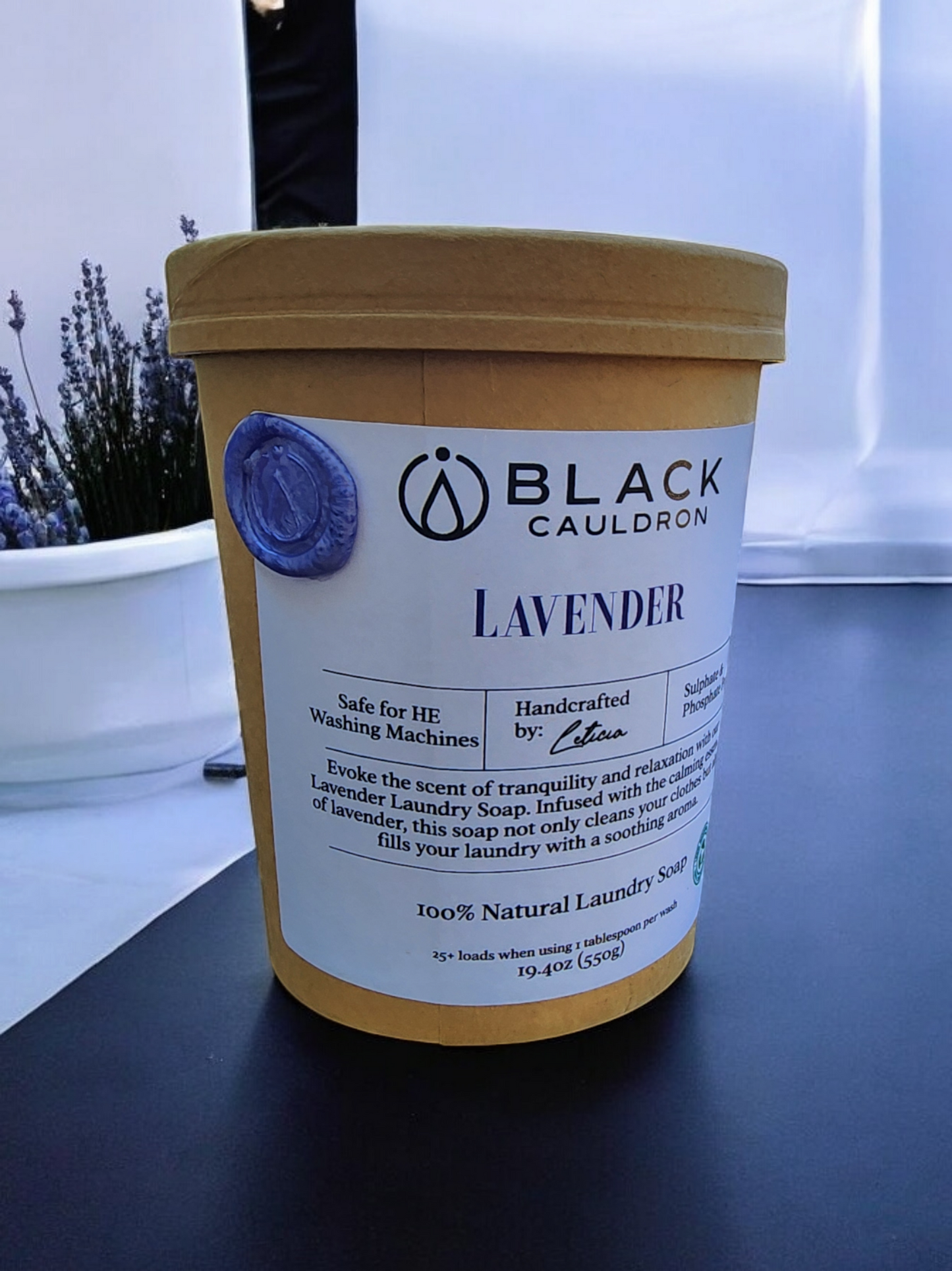 Lavender Laundry Soap Powder 19.4oz