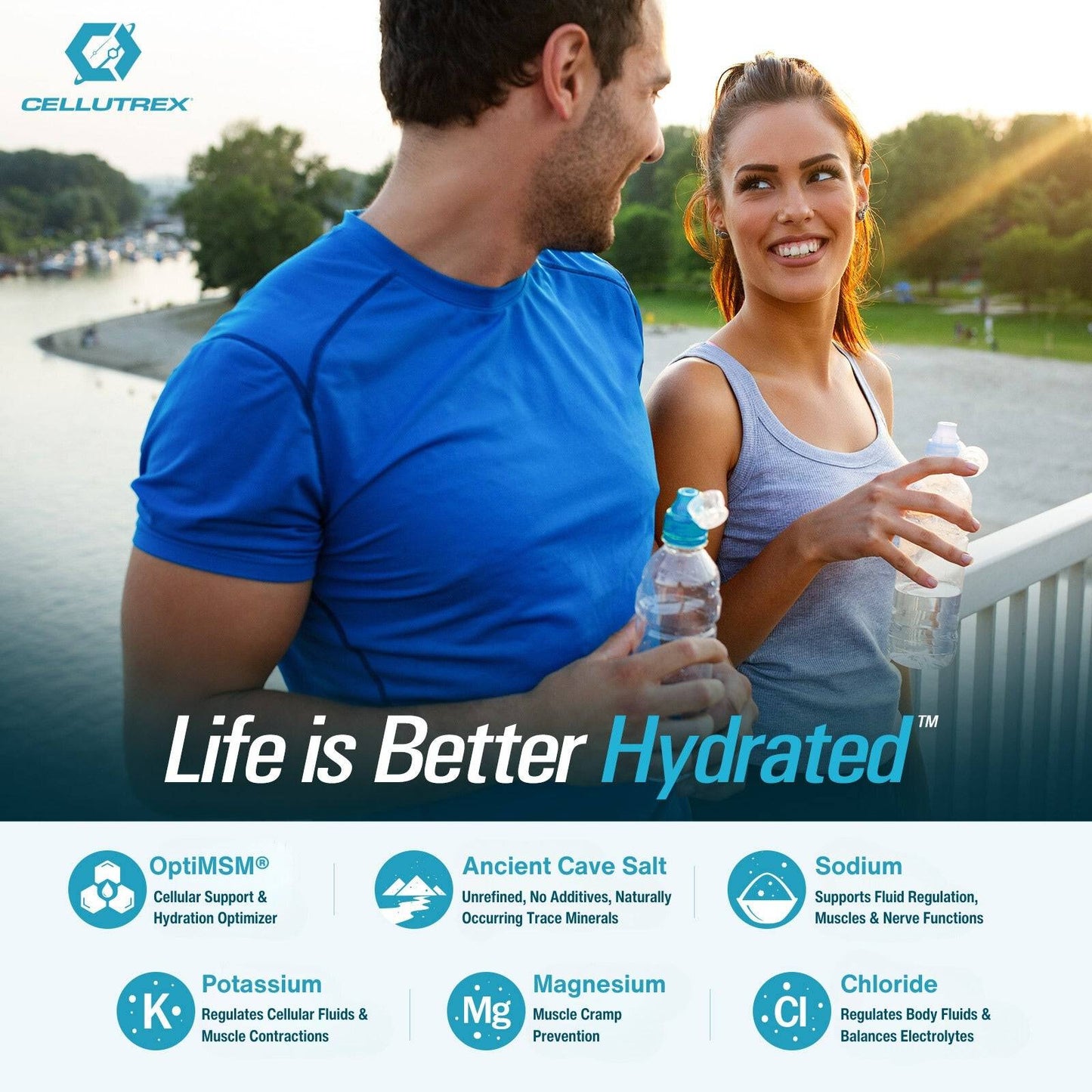 H2O ELECTROLYTES™ - Lemon Lime (20 count) - Zero Sugar Electrolyte Powder
