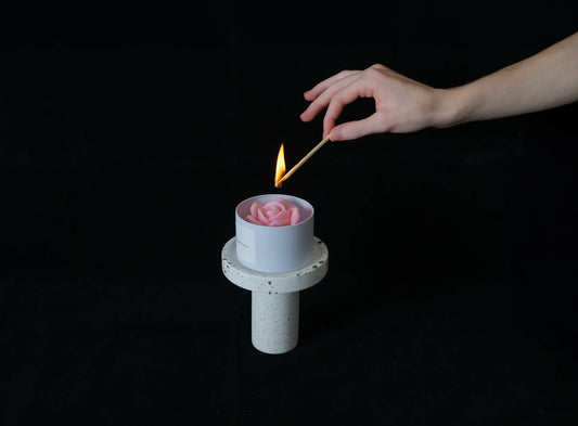 Flower in a Jar Scented Candle – Handcrafted Soy Wax