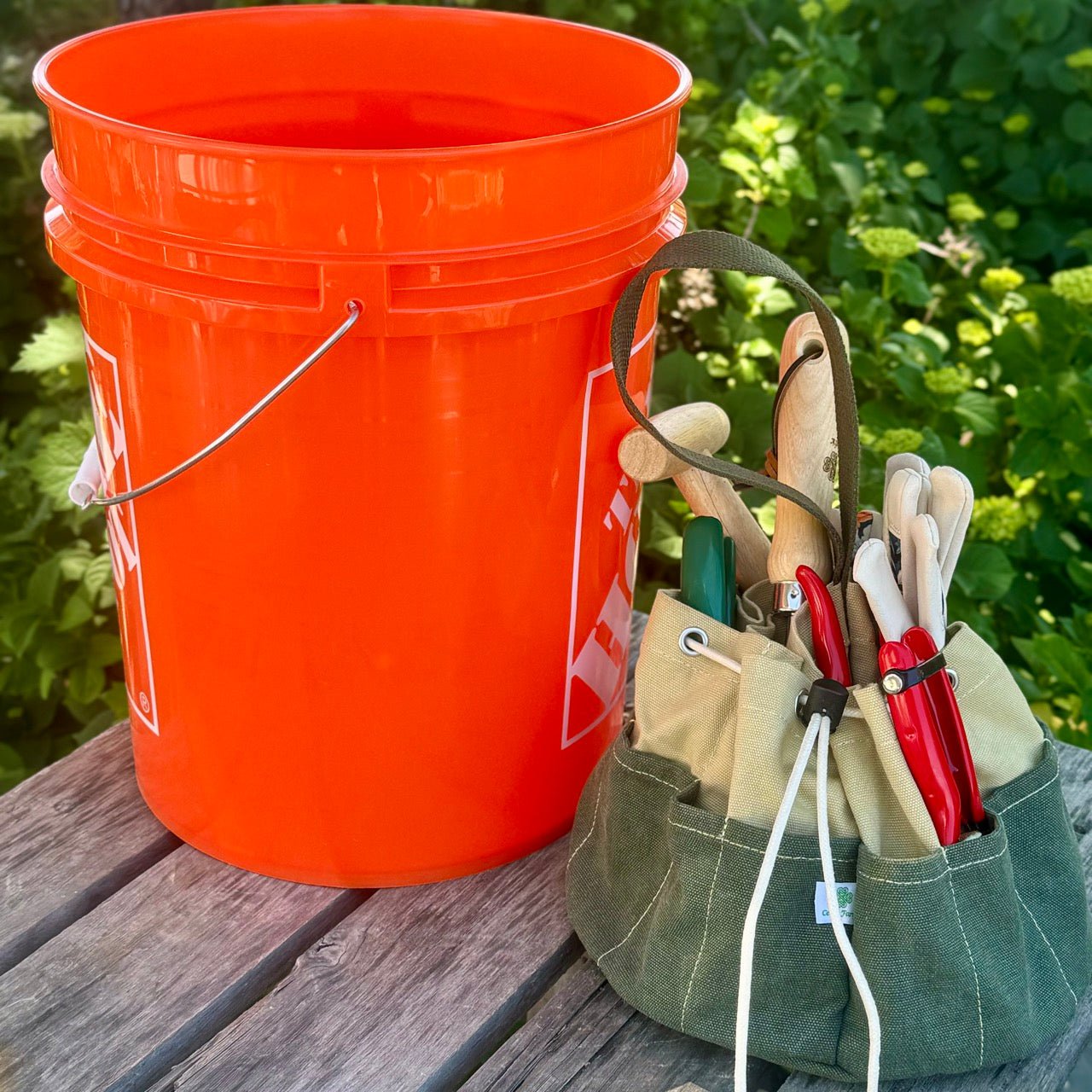 Garden Organizer Tote Bucket Boss Energy, Botanical Style