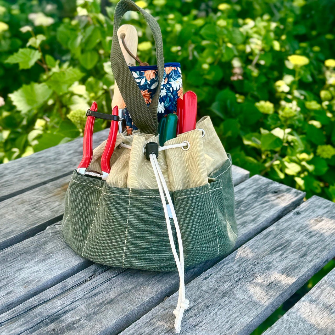 Garden Organizer Tote Bucket Boss Energy, Botanical Style