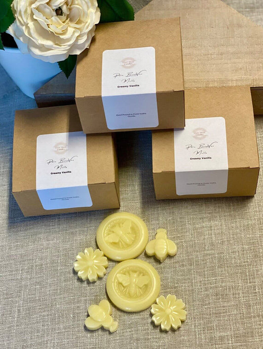Organic Beeswax Melts – Set of 6 Hand-Poured Scented Pieces