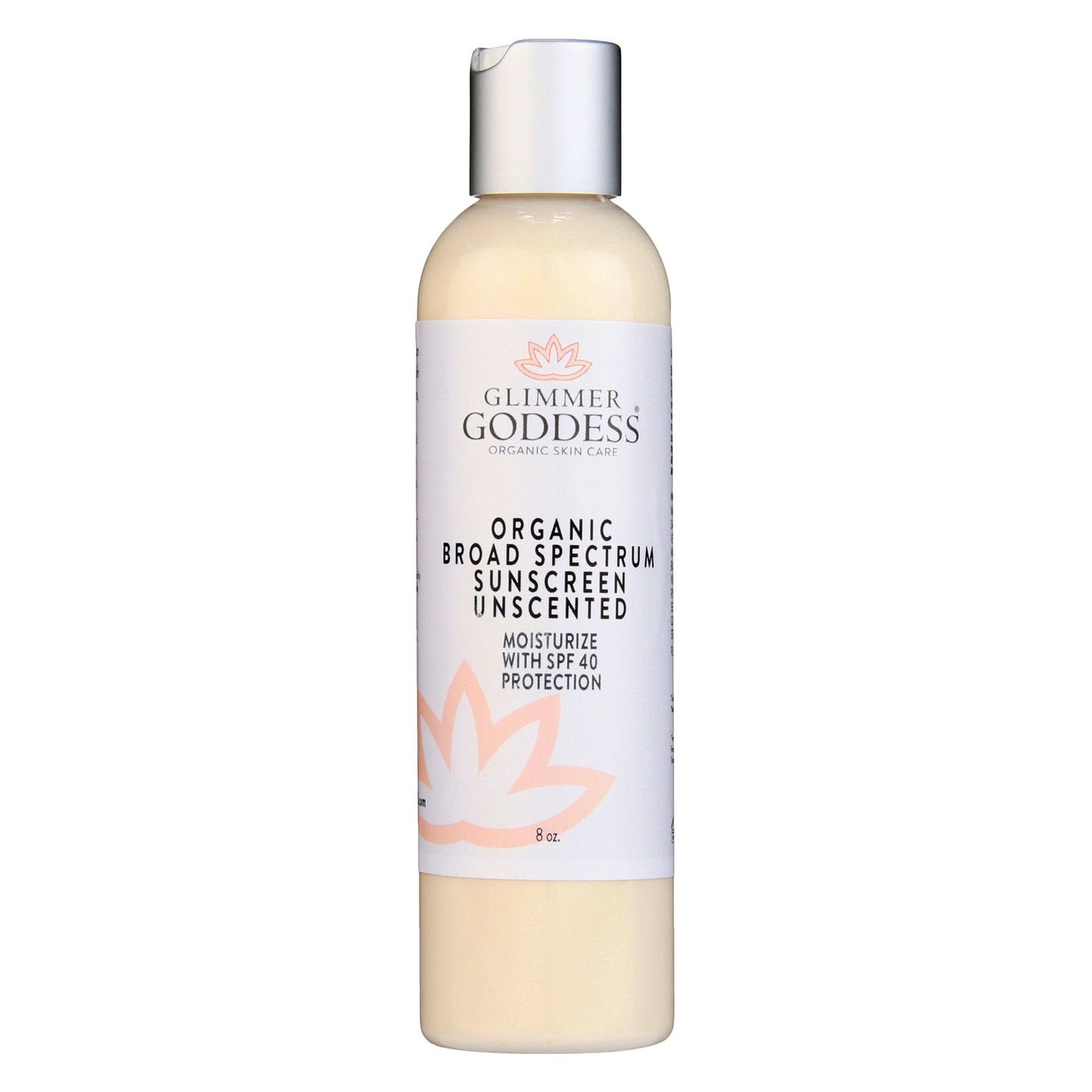 Glimmer Goddess: Organic Reef Safe Sunscreen - Broad Spectrum SPF 40