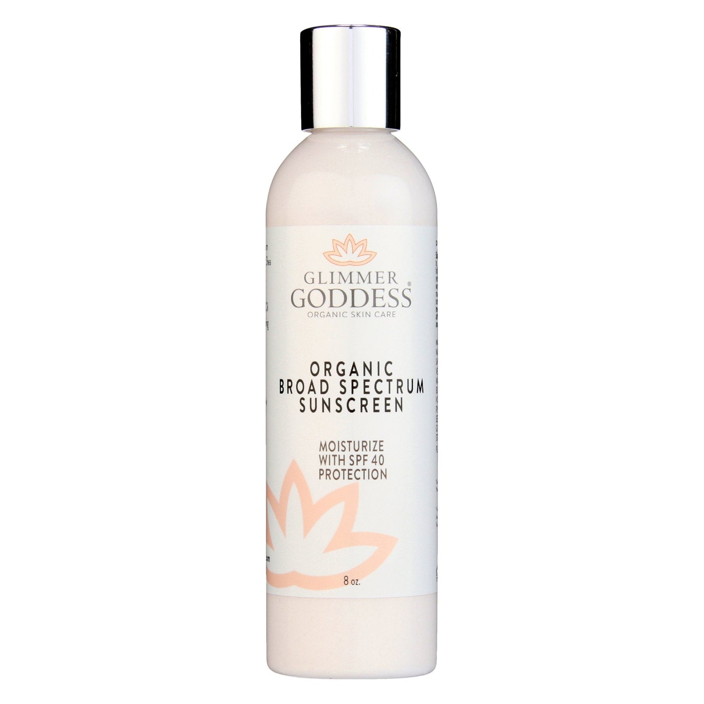 Glimmer Goddess: Organic Reef Safe Sunscreen - Broad Spectrum SPF 40