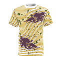 Spring Striped Splatter Unisex T-shirt