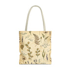 Field Guide Vintage Botanical Sketch Tote Bag