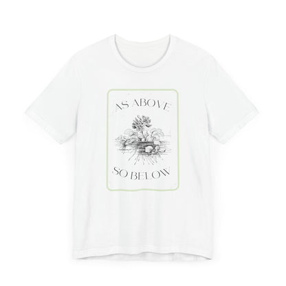 As Above So Below Unisex Jersey Short Sleeve