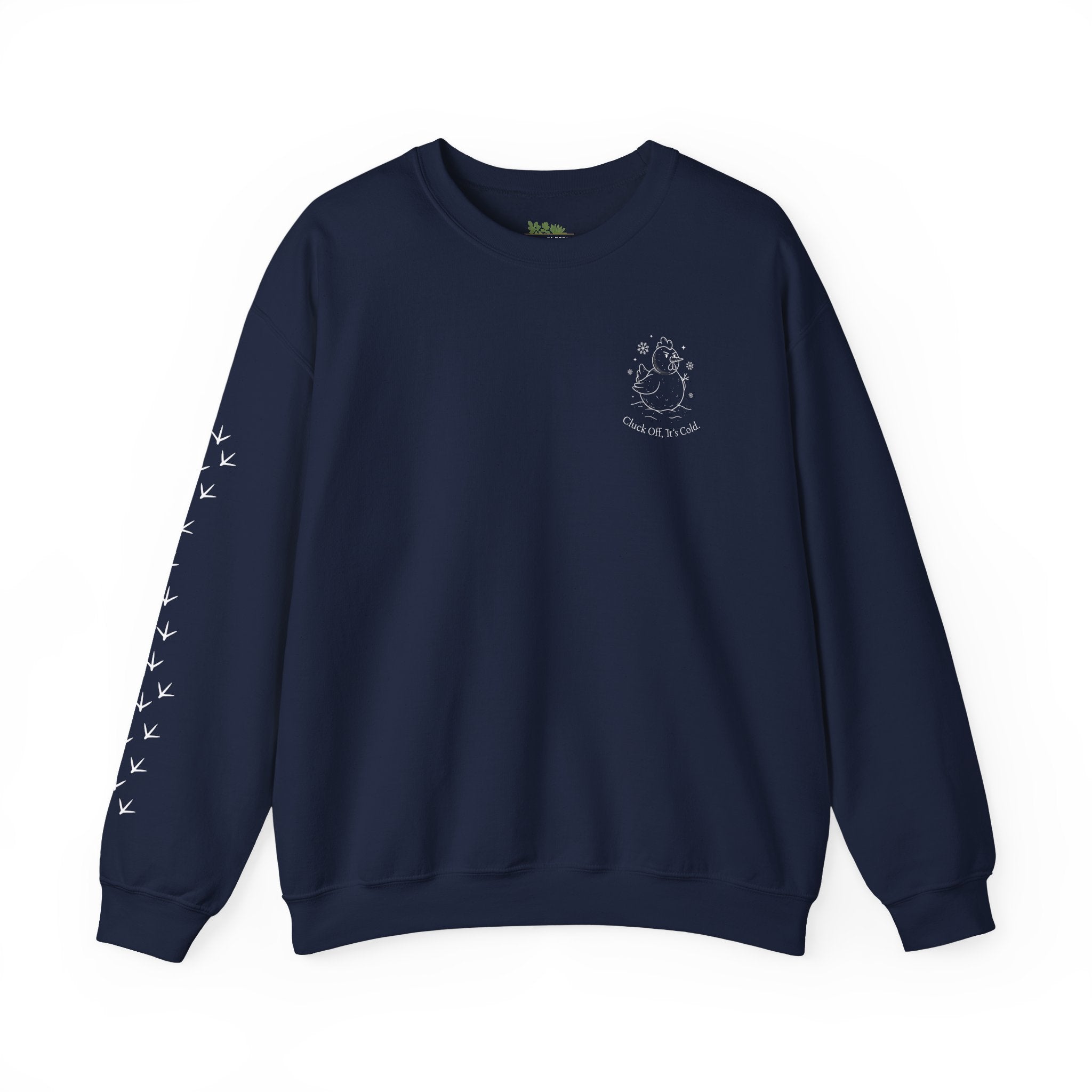 Chickening Club Winter Wonderland Snow Globe Crewneck Sweatshirt